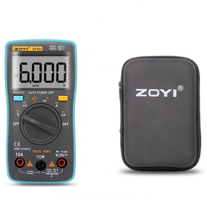 ZOYI ZT101 มัลติมิเตอร์ดิจิตอลอัตโนมัติเต็มรูปแบบ พร้อมระบบป้องกันการลัดวงจร 750V-1000V แรงดันไฟฟ้า IP55 รับประกัน 1 ปี มัลติมิเตอร์ดิจิตอลอัตโนมัติ - Product Image 6