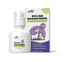 Complément alimentaire pour la santé bucco-gingivale avec multivitamines, lysozyme, nisin et extraits de plantes, soutient la santé buccale.