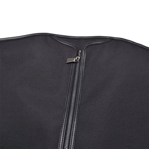 Muestra gratuita de funda de ropa plegable negra de lujo hecha a mano para hombre, bolsa de transporte de trajes informal para viaje - Product Image 4