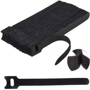 Logotipo personalizado Reutilizável Cable Ties Multi-purpose <span class=keywords><strong>Hook</strong></span> <span class=keywords><strong>and</strong></span> <span class=keywords><strong>Loop</strong></span> Cable Straps Wire Ties Cable Organizer para casa e escritório - Product Image 1