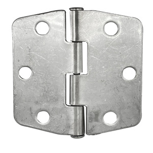 Charnière de meuble en acier inoxydable 74x75mm 6 trous, montage en surface, quincaillerie industrielle pour armoire de cuisine, antirouille - Product Image 4