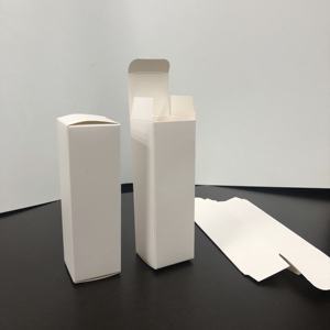 <b>Small</b> White <b>Box</b> <b>Packaging</b> Customized <b>Packaging</b> White Cosmetic <b>Box</b> with Logo Plain White Paper <b>Box</b> - Product Image 1