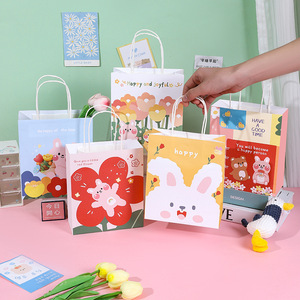 Bán buôn tùy chỉnh bao bì màu nâu đưa ra túi giấy bolsa de papel in mua sắm lấy đi Kraft túi giấy với logo - Product Image 6