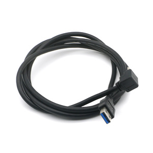 Câble de données Lung Kay Usb 3.0 Am vers Micro Bm 90 degrés, fil de cuivre noir Lk U3 - Product Image 4