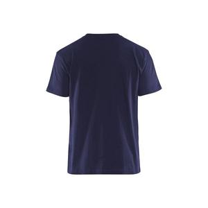 BLAKLADER - 337910428833XL T-shirt Bleu Marine/Jaune-EAN 7330509604199 T-SHIRTS DE TRAVAIL ET POLO - Product Image 2