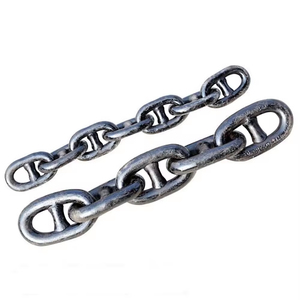 Chaîne d'ancre marine sans goujons, noire, 70 mm, 76 mm - Product Image 1
