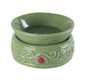 Cera catalítica de cerámica plateada, Quemador de aceite, lámparas de fragancia, calentador de vela eléctrico, venta al por mayor - Product Image 2