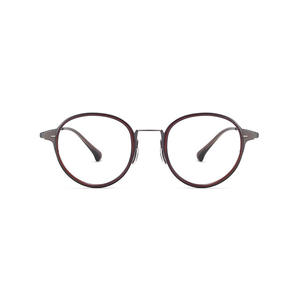 26047-1 Gafas de Miopía Ovaladas con Patrón Geométrico de Marco Completo Ultraligero Estilo Linde para Hombre, Montura Retro Danyang, Venta al por Mayor - Product Image 5
