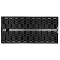Veeter VT218S Double Subwoofer 21 Pouces en Ferrite, Boîtier en Contreplaqué, 7200W Actif, Étanche pour Audio de Scène Mariage/Club