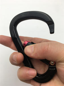 <span class=keywords><strong>Crochet</strong></span> à mousqueton en aluminium d'aviation, verrouillage torsadé automatique 25kn 7075 - Product Image 6