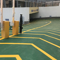 Revêtement de scellement de couleur pour surface en ciment d'asphalte, changement de couleur de l'asphalte, devient bleu, rouge, jaune