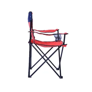 Kursi lipat luar ruangan portabel, kursi berkemah bingkai aluminium berkualitas tinggi