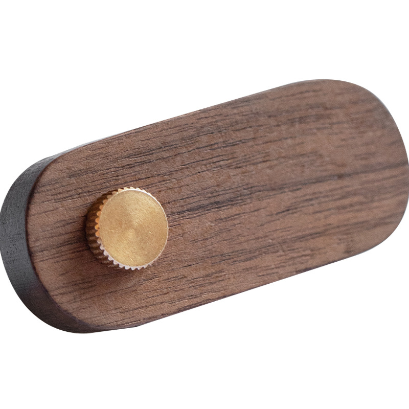 Mini etiqueta de precio de color madera