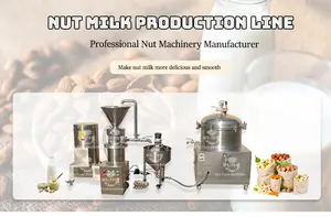 Endüstriyel badem sütü maker makinesi ticari soya kaplan somun soya sütü yapma çıkarıcı işleme makinesi