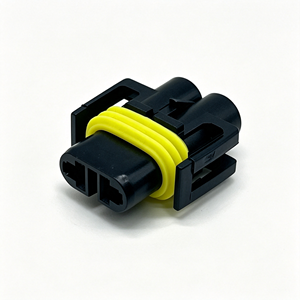 Connecteur Étanche 2 Broches pour Faisceau de Câblage Automobile, Prise de Terminal Électrique pour Phare Antibrouillard HID, Référence 12124819 - Product Image 1
