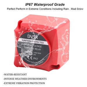 Aislador de batería inteligente <span class=keywords><strong>dual</strong></span> de 12V 140Amp Relé sensible al voltaje VSR Batería doble Relé de carga automática Interruptores Producto - Product Image 4