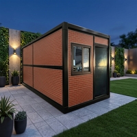 Serre pliable à montage rapide, maisonnette préfabriquée portable, abri modulaire mobile pour habitation, supermarché, école