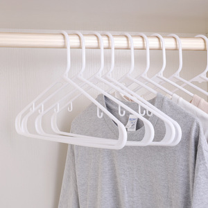 Cintres à vêtements en plastique blancs, économiques, minces et peu encombrants, pour chemises – Offre Spéciale - Product Image 2