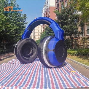 Nouveauté <span class=keywords><strong>2022</strong></span> : Ballon publicitaire géant gonflable en forme <span class=keywords><strong>d</strong></span>'écouteurs/casque pour festival de musique, avec souffleur, en tissu Oxford 210D - Product Image 4