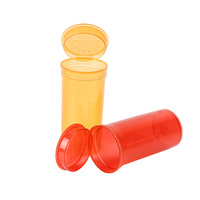 Flacons à couvercle à charnière DR Pop Top de capacité personnalisée 6 9 13 19 60 90, conteneur à sécurité enfant, flacons à couvercle à charnière