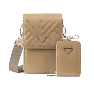 Universale per le donne portafoglio borse per cellulare porta carte grande borsa borsa pochette a tracolla borsa a tracolla