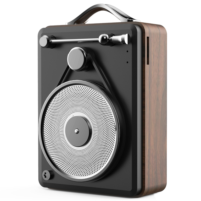LP Factory Stereo Audio Speakers Vide Sound Portable Mini Retro bluetooth Speakers