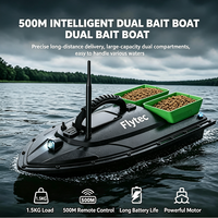 Barco Cebador de Pesca 2011-5 Pro Carp con Capacidad de Carga de 1.5KG, Alcance de 500m, Diseños de Piezas para Barco Cebador, Control Remoto y Motores Dobles