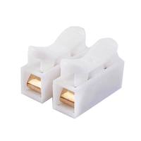 Conector de Cable Tipo T de Empalme Rápido Sin Desforre, Abrazadera de Cable Aislada de Latón para Automoción, Hogar e Iluminación, Terminal de Cableado Rápido