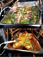 Horno Combinado Eléctrico de Acero Inoxidable Comercial para Cocina de Hotel