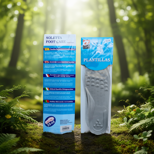 แผ่นรองรองเท้า Soletta Foot Care ไซส์ 35-45 พร้อมถุงเท้าในตัวต้านเชื้อแบคทีเรียสำหรับรองเท้า - Product Image 2