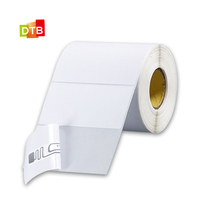 Etiquetas térmicas RFID para impresión personalizada, rollo de papel resistente a la manipulación, pegatinas térmicas de envío Rfid
