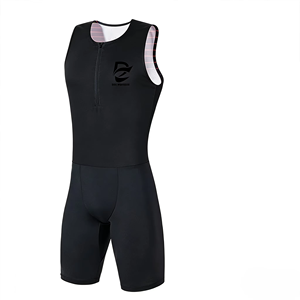 Combinaison de triathlon professionnelle une pièce personnalisable, séchage rapide, respirante, sans manches, compression, pour la course de triathlon - Product Image 6