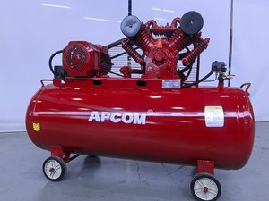 เครื่องอัดอากาศแบบลูกสูบ APCOM รุ่น High Flow กำลังไฟ 15KW แรงดันไฟฟ้า 220V ถังขนาด 1000 ลิตร อุปกรณ์จ่ายลมอุตสาหกรรมปริมาณมาก สำหรับขาย - Product Image 2