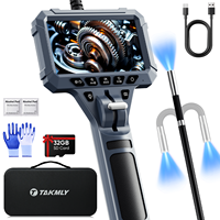 Endoscope industriel nouvelle génération avec vision à 360° °   Caméra à double objectif et écran HD 1080p pour l'inspection des tuyaux automobiles