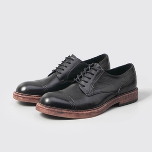 Zapatos de Negocios para Hombre de Otoño Hechos a Mano de Alta Calidad con Cordones - Personalizados al por Mayor, Punta Redonda, Suela Blanda, Aumento de Altura, Impermeables - Product Image 4