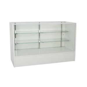 Compteur d'exposition mobile <span class=keywords><strong>en</strong></span> bois blanc, idéal pour magasin de détail - Product Image 1