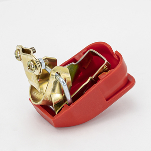 Bulk Rohs CE 500A Copper Positive Car Battery Terminal Connector 12v Top Post Battery Terminal <b>Clamp</b> With Red Cover For Marine - Product Image 3