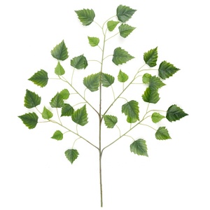 Feuilles de plantes artificielles d'arbre de bouleau blanc de feuillage réaliste de nouveau Style pour la décoration - Product Image 2