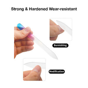 Juego de 5 Limas de Uñas de Vidrio Nano Pulido Premium, Herramientas de Manicura y Pedicura de Cristal para Uñas Impecables - Product Image 4