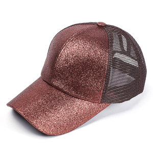 Unisex Baseball Cap Mesh Breathable Sun Protection Hat Solid Color Quick Drying Adjustable Fit - Product Image 3