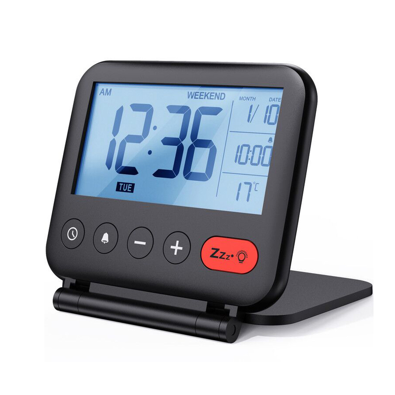 Digital Morning Alarm Clock Blue Led