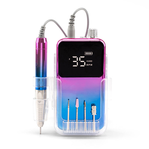 Logo privé 35000 tr/min E File <span class=keywords><strong>Melodysusie</strong></span> Ensemble de forets à ongles professionnels électroniques portables pour ongles en acrylique - Product Image 1