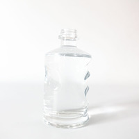 Whisky vodka rhum brandy bouteille en verre bouteille d'alcool avec bouteille en verre de liège sur mesure