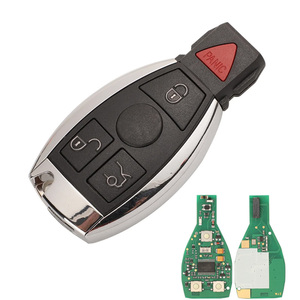 กุญแจรถยนต์ 315 MHz FCCID IYZ3317 แบบ 3+1 ปุ่ม ชิป NEC ใช้ได้กับรถยนต์ Mercedes Benz รุ่น C E <span class=keywords><strong>S</strong></span> Class Sprinter Viano Vito FskSmart ปี 2000-2010 - Product Image 1