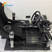 Plateforme de mouvement dynamique 4 axes en silicone et aluminium pour simulateur de course automobile, personnalisée en usine pour usage intérieur