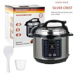 Cuisinière à pression intelligente multifonctionnelle transfrontalière de 6 litres, grande capacité, en anglais, pour 3 à 8 personnes, cuiseur à <span class=keywords><strong>riz</strong></span> à pression - Product Image 1