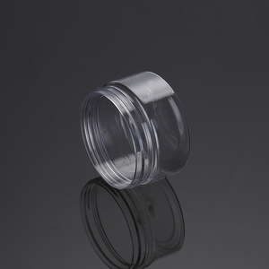 Bouteille en plastique noire pour animaux de compagnie 100 ml à large ouverture avec bouchon pour emballage de crème - Product Image 2