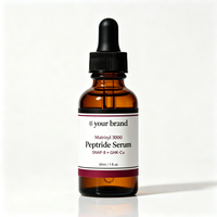 Sérum Visage Anti-Âge Coréen à Base de Peptides Matrixyl 3000 Naturels, Triple Rétinoïdes et Bakuchiol, Marque Blanche