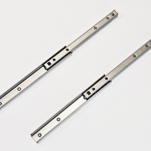 17mm 금속 테이블 슬라이드 풀 익스텐션 슬라이드 트랙 레일 볼 베어링 양방향 서랍 슬라이드 - Product Image 6