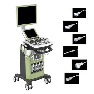 2023 Nieuwe Ontwerp Trolley 4D Cardiale Sonde Kleur Doppler Ultrasound Machine